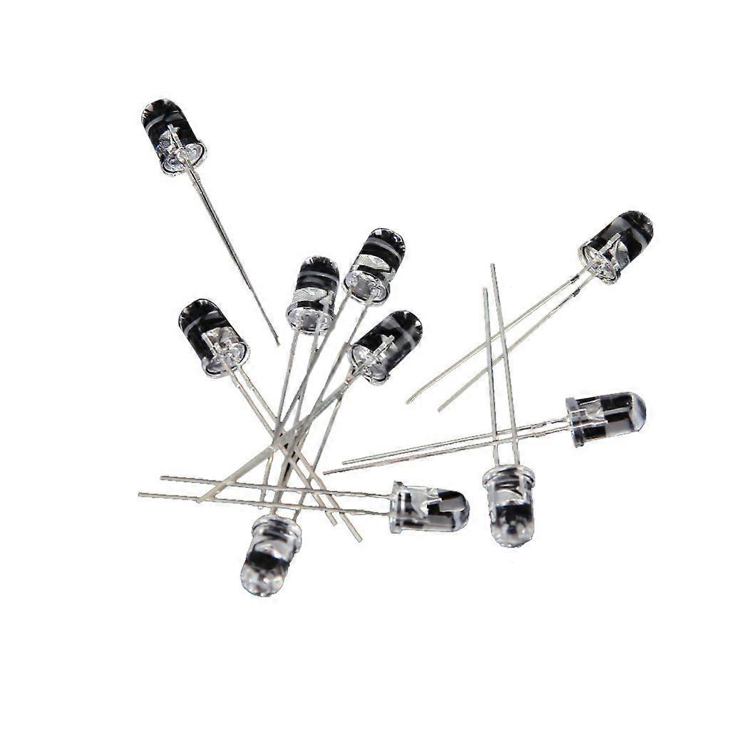 10 stuks 5 mm IR LED infrarood lichtgevende diode.