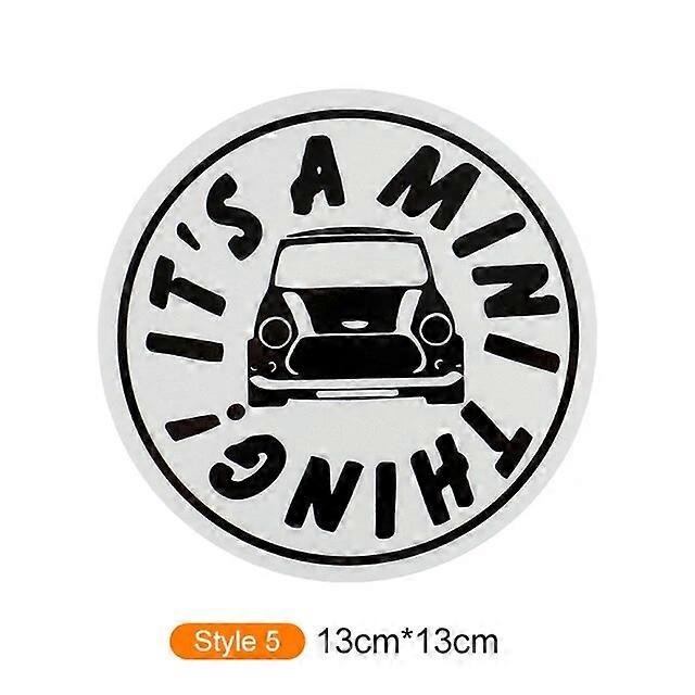 Car Interior Car Decoration Stickers To Block Scratches Stickers Personality Creative Funny Waterproof Decals for MINI COOPER Universal ModelVehicle D