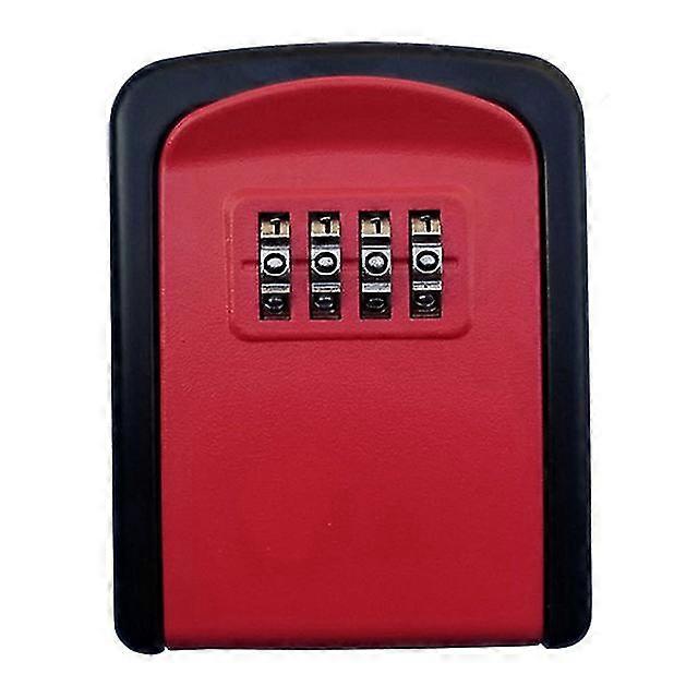 New Key Box Mounted Key Safe Box 4 Digit Combinat Key Stora Box Indoor Outdoor