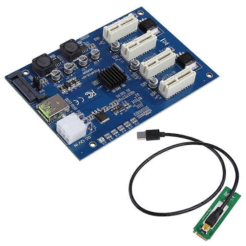 PCI-E to PCI-E Adapter Card PCI-E 1X to 1X16 USB3.0 Converter Extender Adapter