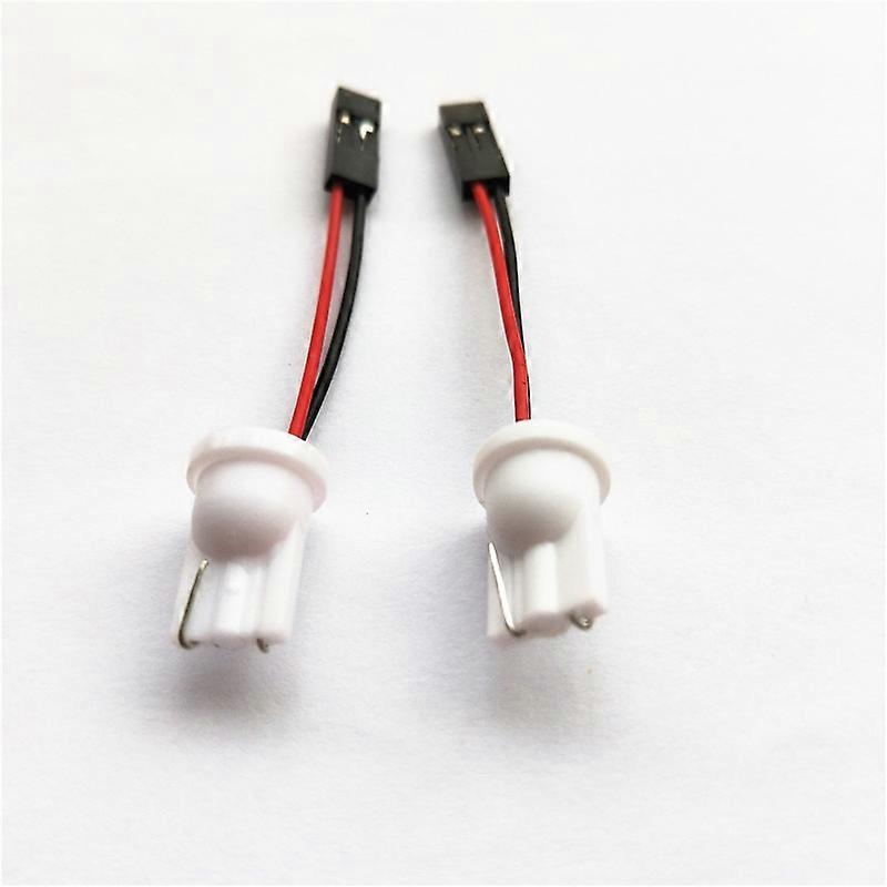 Rockeybright 2pcs t10 adapter for car led light led panel stop lamp bulb connector t10 socket adapter