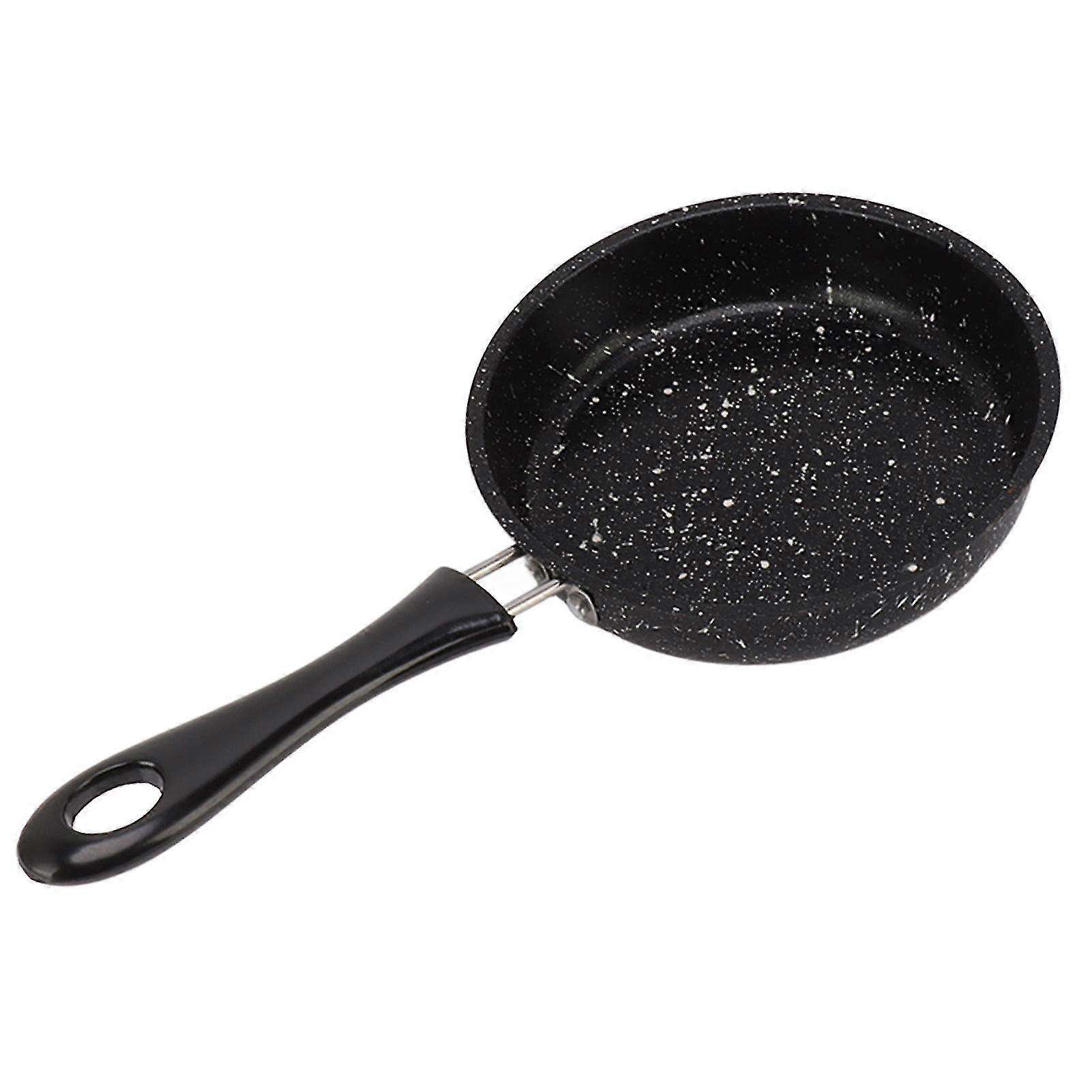 Stainless Steel Frying Pan with Ergonomic Handle - Fast and Even Heat Conduction - Nonstick Cooking Skillet for Bacon, Steak, Onion (5.5in)