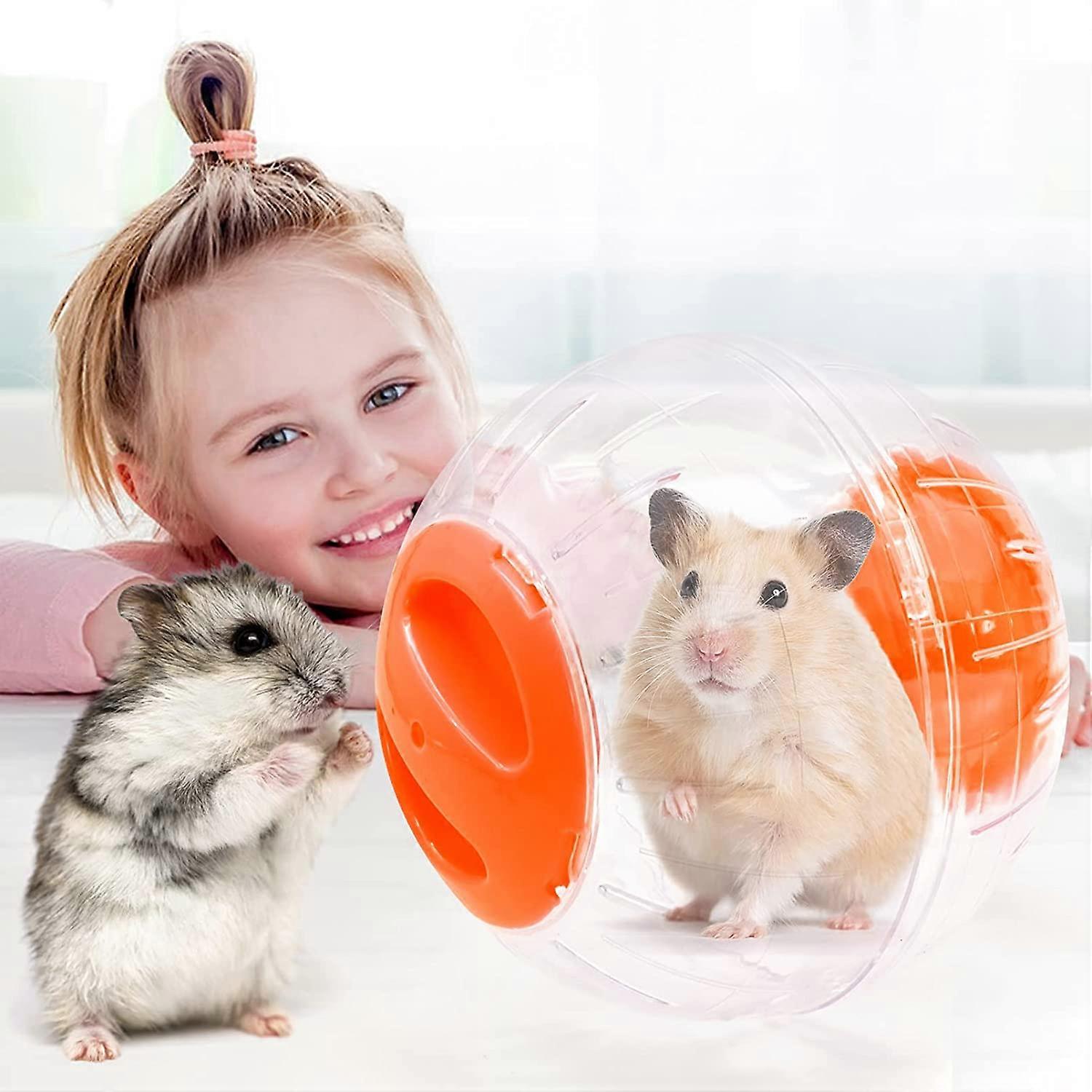 Hamster Running Balls, Small Animal Exercise Balls, Transparent Hamster Balls for Relieves Boredom and Increases Activity