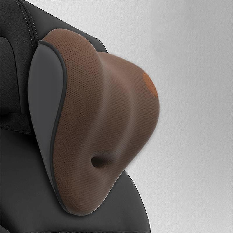 Car Memory Foam Interior, Style: Ordinary Headrest (Brown)
