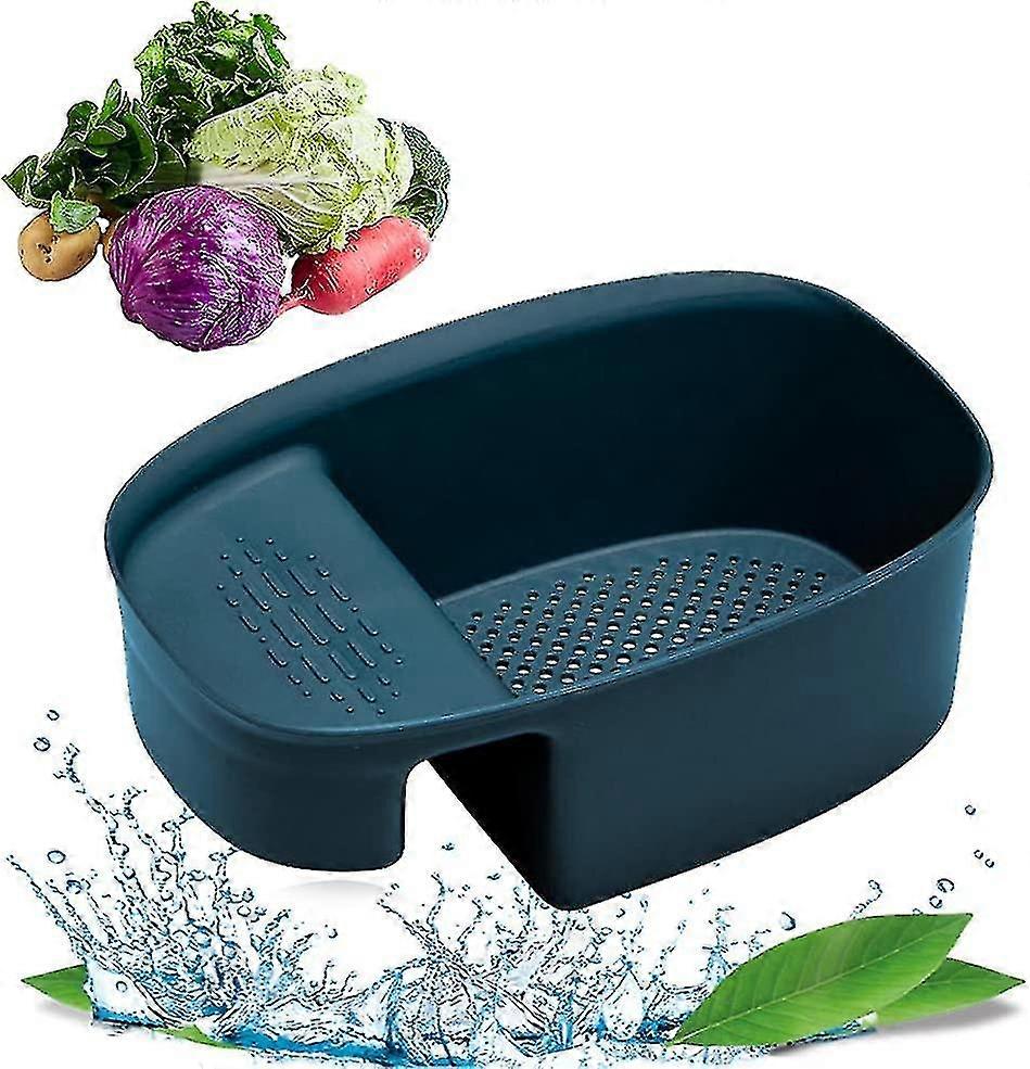 Sink Strainer Colander Drain Basket, Multifunction Saddle-shaped Mesh Strainer, Corner Foo