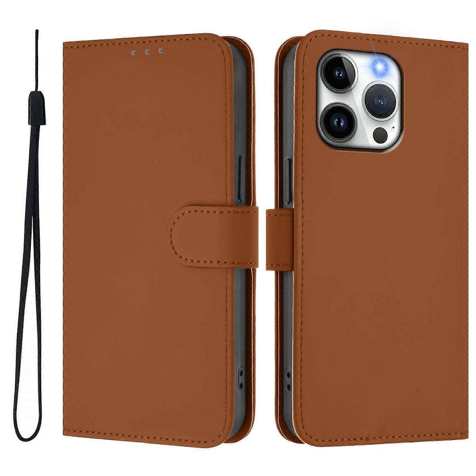 Skin Feel Leather Phone Case For iPhone 13 Pro