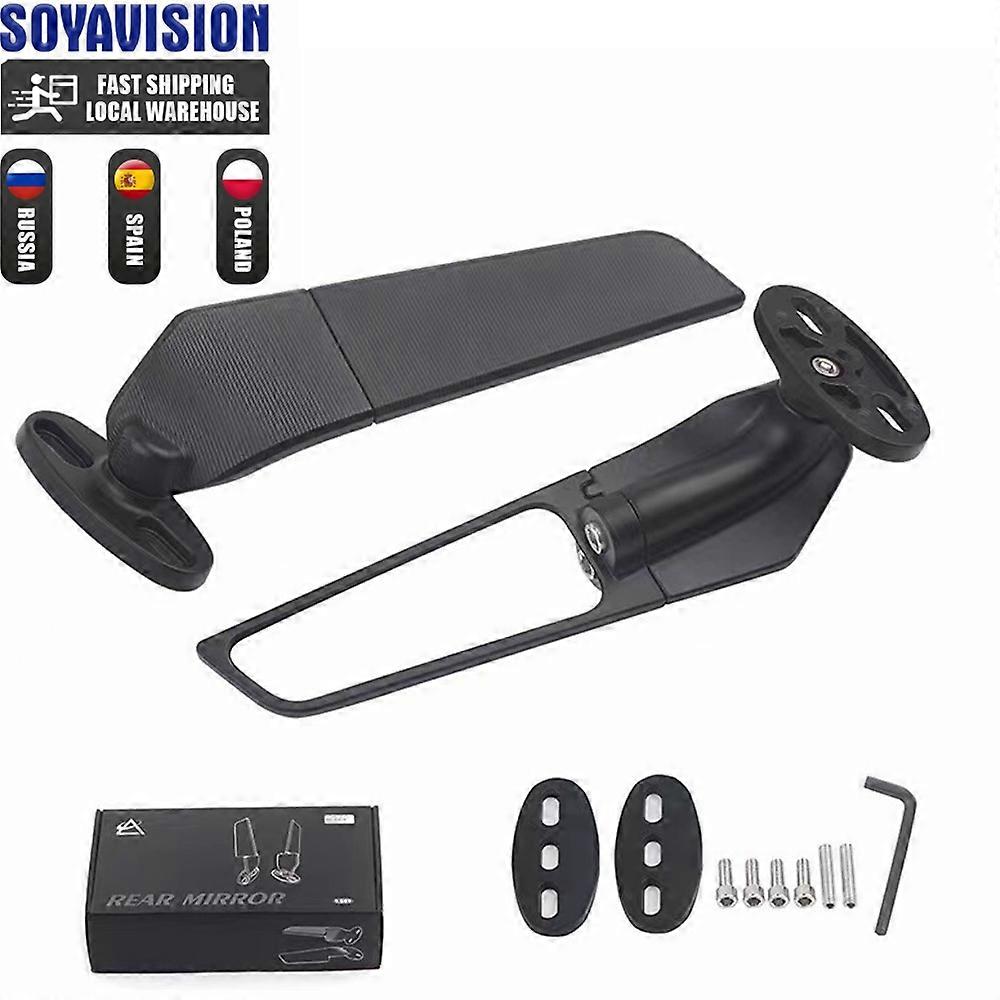 Motorcycle Mirror Modified Wind Wing Adjustable Rotating Rearview Mirror Parts For Honda CBR1000RR CBR600RR 250R 300R 400RR 500R