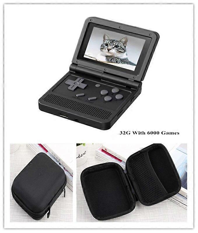 V90 3.0インチIPSスクリーンオープンソースゲームコンソール64GBミニポケットレトロハンドヘルドビデオゲームコンソールプレーヤーゲームボックス