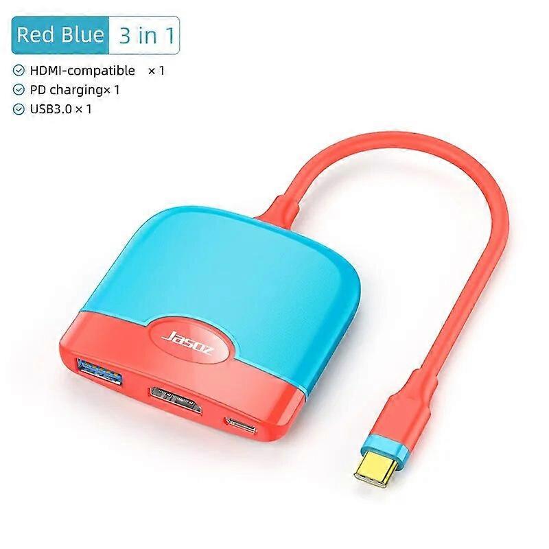 USB C Switch Dock for Nintendo NS Switch Host Macbook Pro Air Portable TV Docking Station with 4K HDMI 100W PD Charging Adapter
