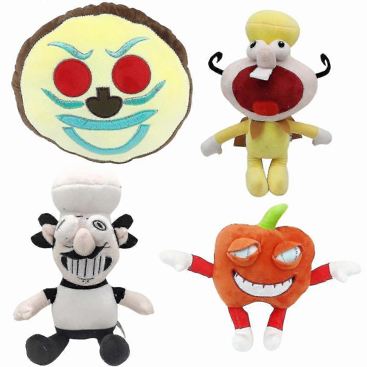 Pizza Tower Plush Toy Game Peripheral Doll Pizza Chef Stuffed Doll For Gift