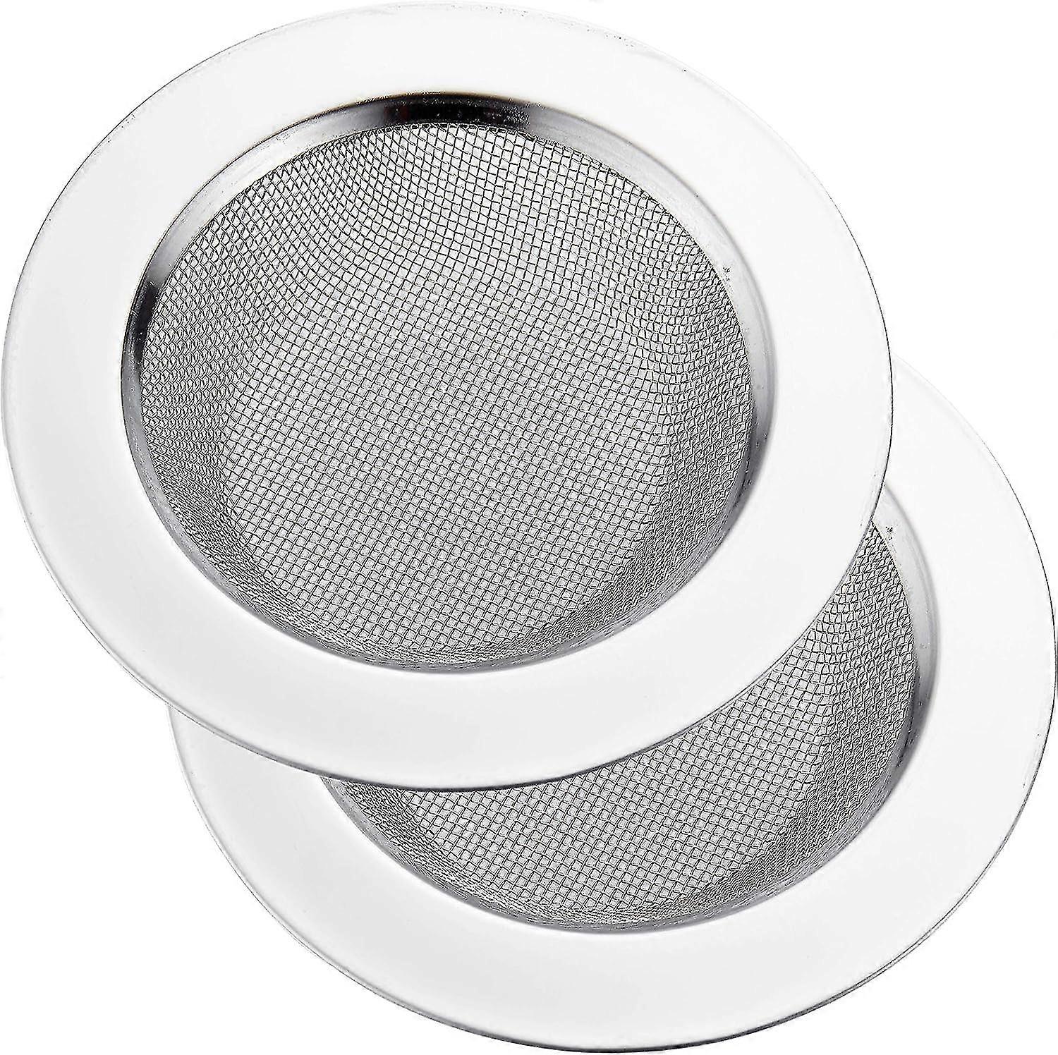 Stainless Steel Kitchen Sink Strainer - 4.5 Inch Wide Rim Pack Of 2, Dishwasher Safe - View #4