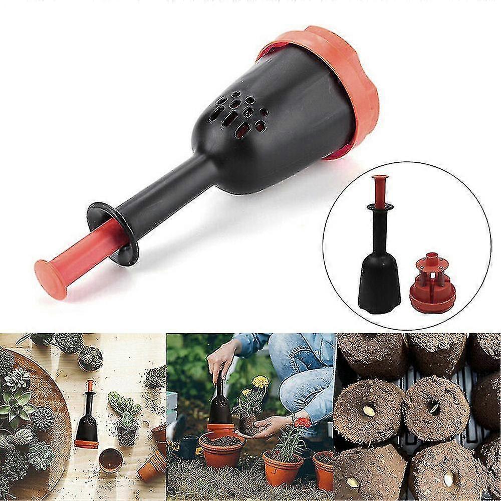 Soil Block Maker Machine Manual Nursery Sowing Bulldozer Plant Soil Modeling Garden Tool