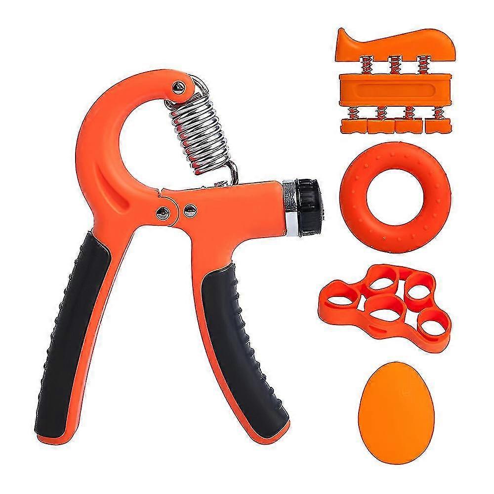 Grip Set Adjustable Hand Gripper, Finger Stretch Resistance Outrigger Band, Finger Exerciser