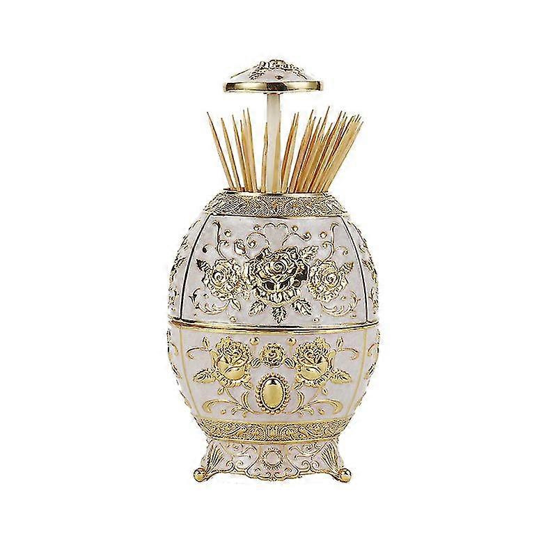 Zinc Alloy Toothpick Box Portable Retractable