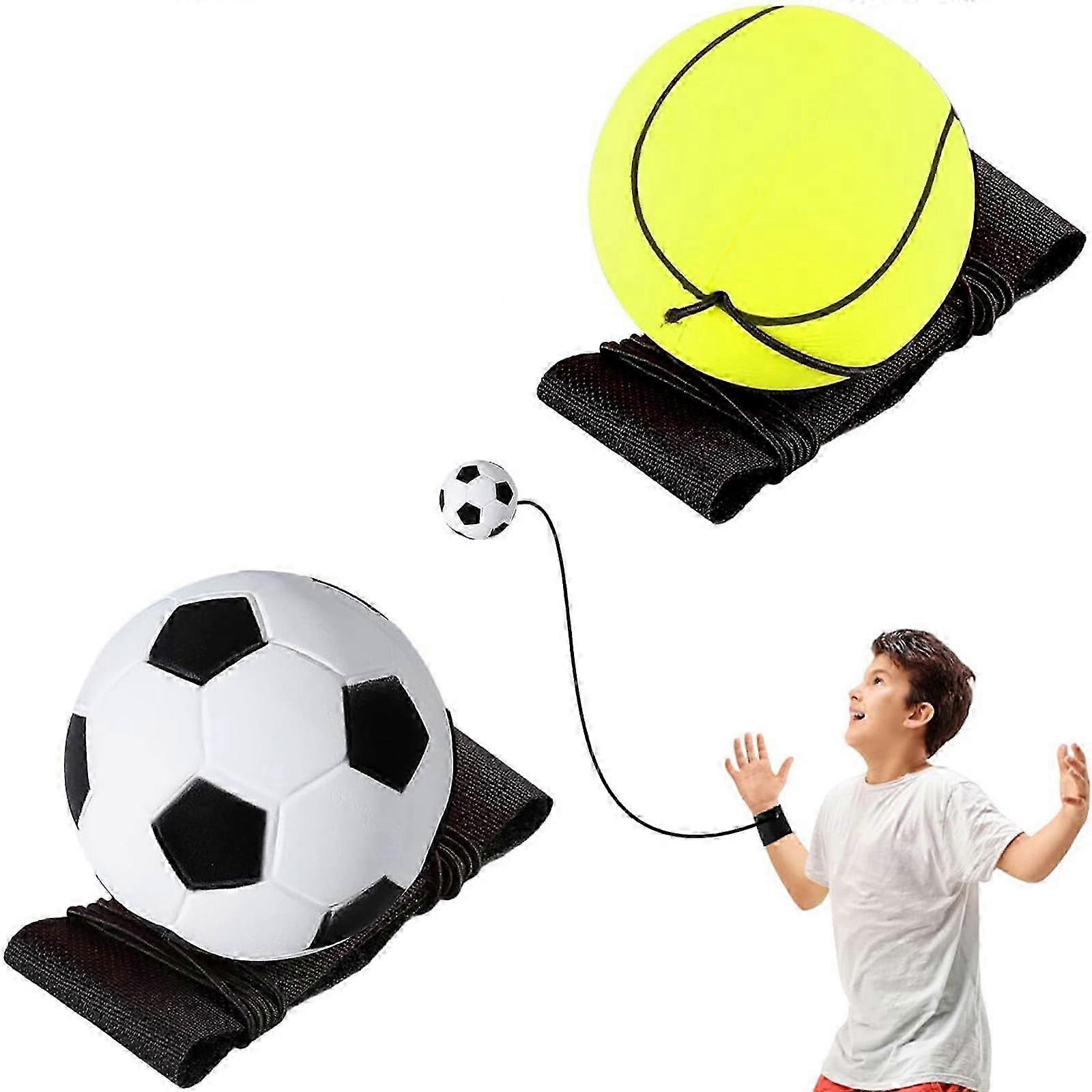 Pack Of 3 Wrist Ball With String, Springball With Cord, Sport Wrist Ball, Wrist Ball, Spring Ball Return Ball, Bounce Balls