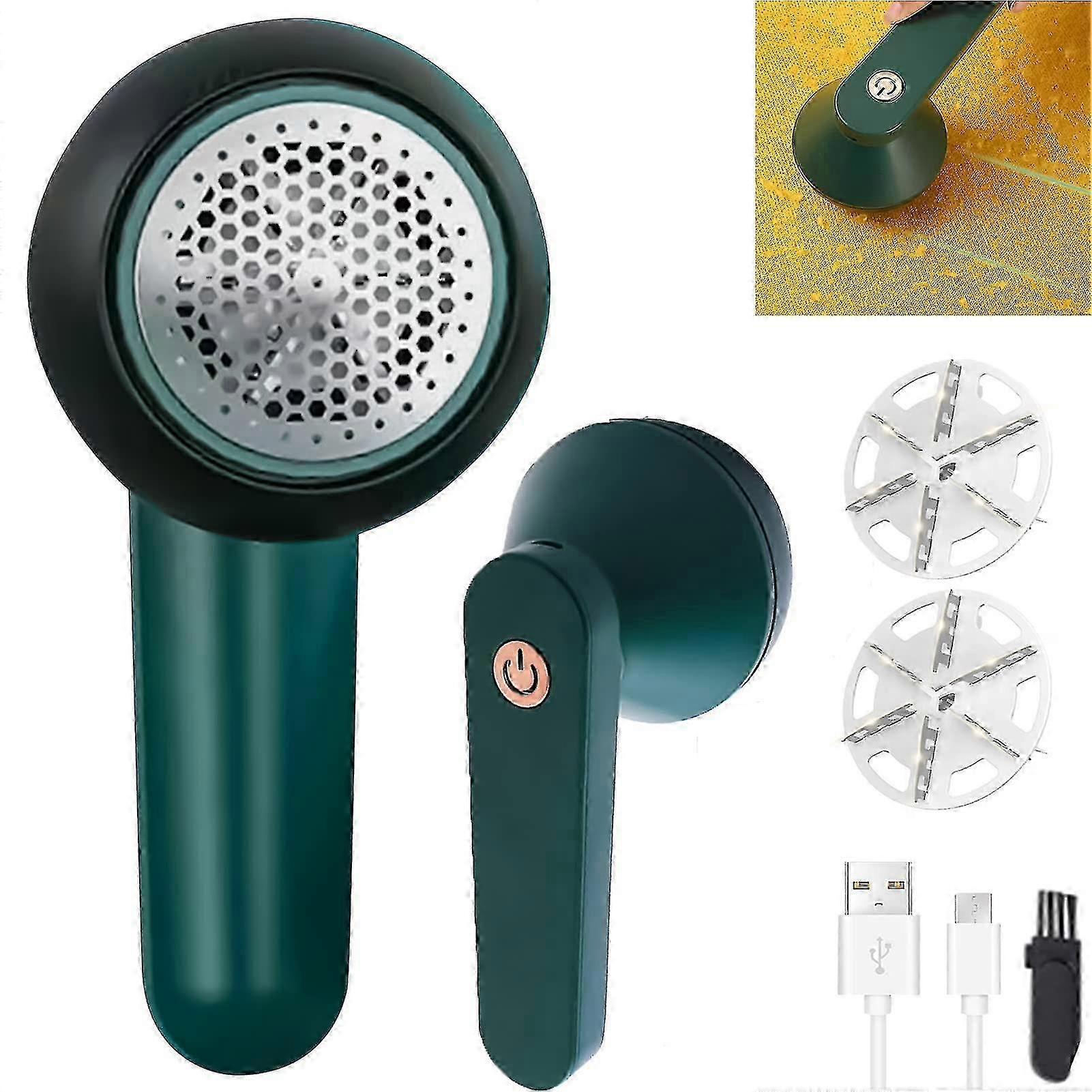 Electric Lint Razor, Lint Razor Test Winner With 6-blade Blade, Usb Rechargeable, Electric Lint Remover For Removing Pilling, For Clothing, Furniture