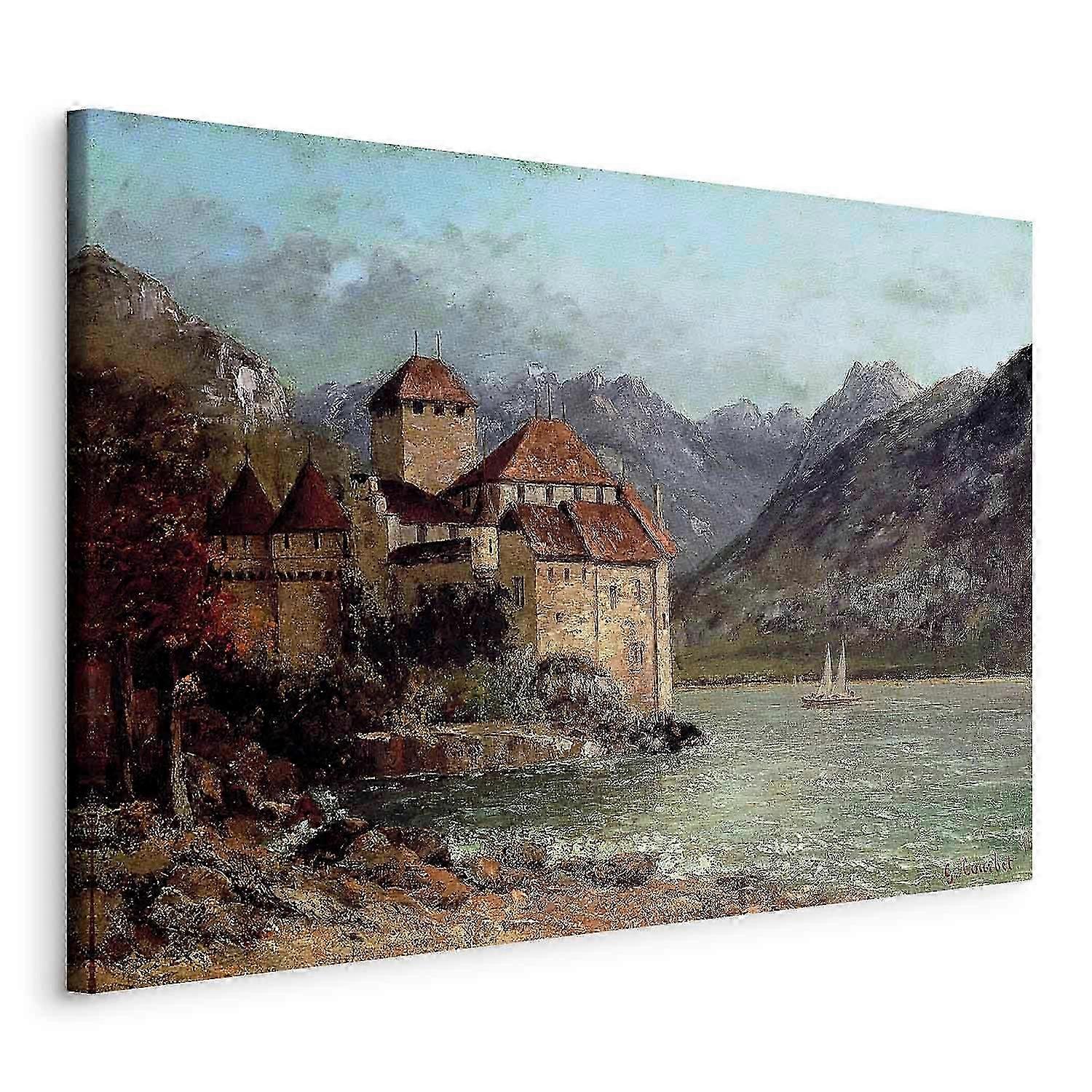 Leinwandbild - Schloss Chillon