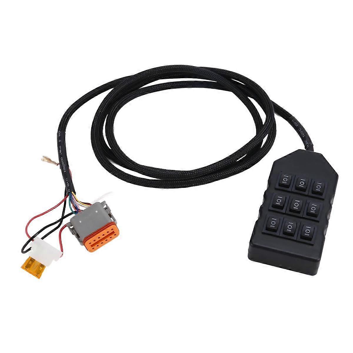 9 Button Handle Solenoid Valve Controller 8-Corner Solenoid Valve Remote Controller for SMV-02 AA-V