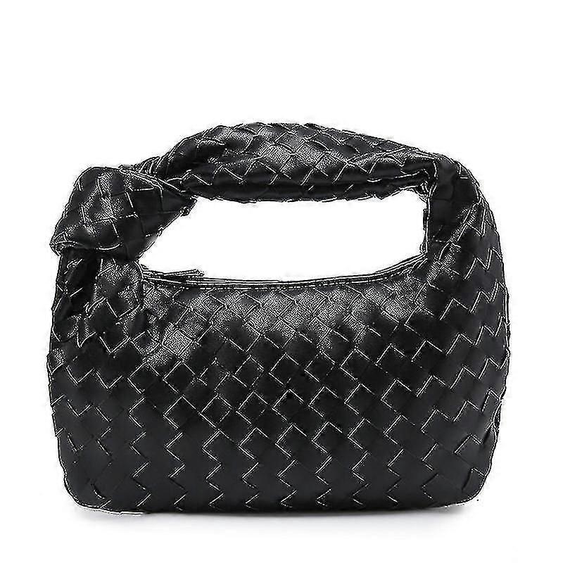 Mulheres falsa moda moda tecida, saco retro Tote