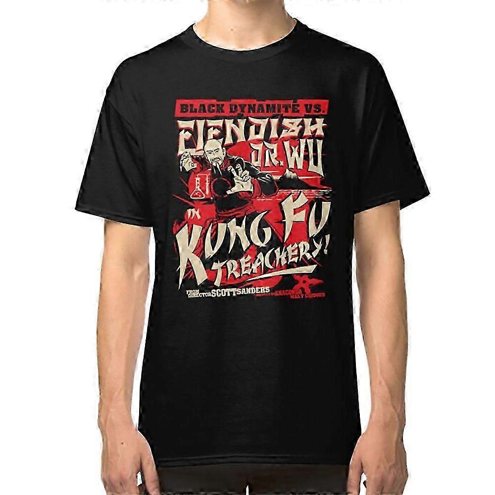 Black Dynamite vs. Fiendish Dr. Wu T-shirt