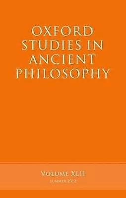 Oxford Studies in Ancient Philosophy