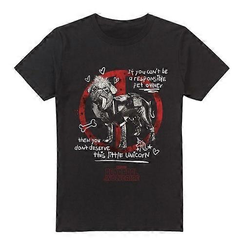 Deadpool & Wolverine Mens Dogpool Unicorn T-Shirt