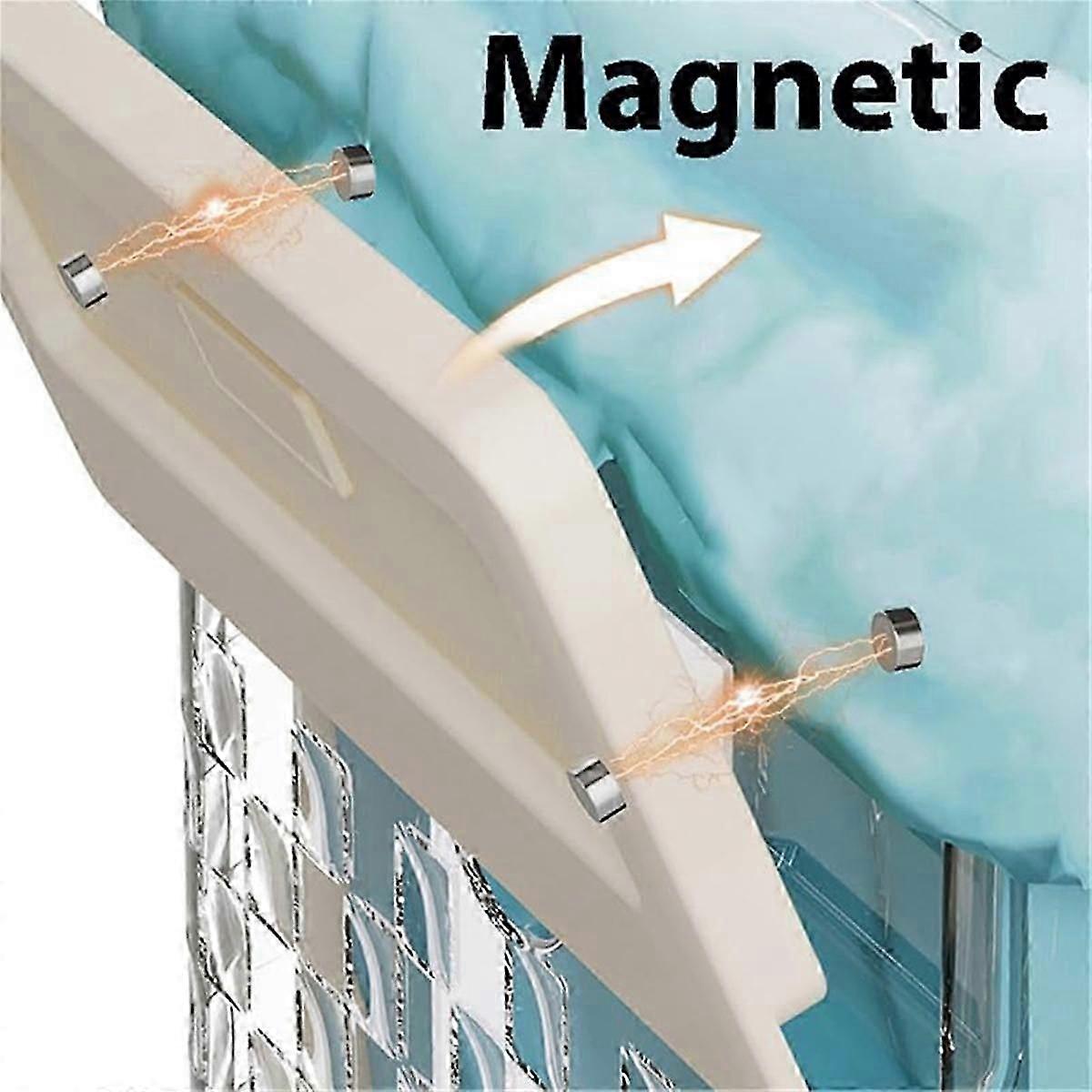 Kitchen Wall-mounted Trash Can Foldable Hanging Household High-value Trash Can Cabinet Hanging Trash Can,gray