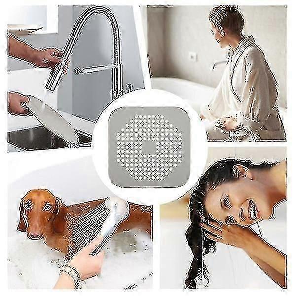 5pcs/set Anti-clogging Filter Bathroom Drain Floor Sink Strainer Kitchen
