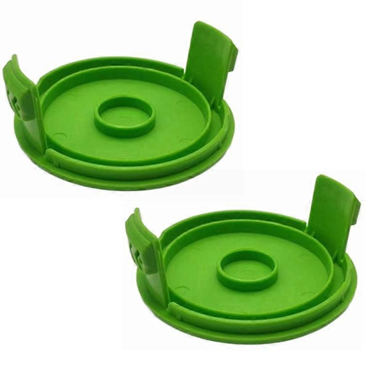 2Pcs Plastic Spool Cap Compatible For Greenworks 21272 / 21212 Lawn Mower Replacement Part, 3410468