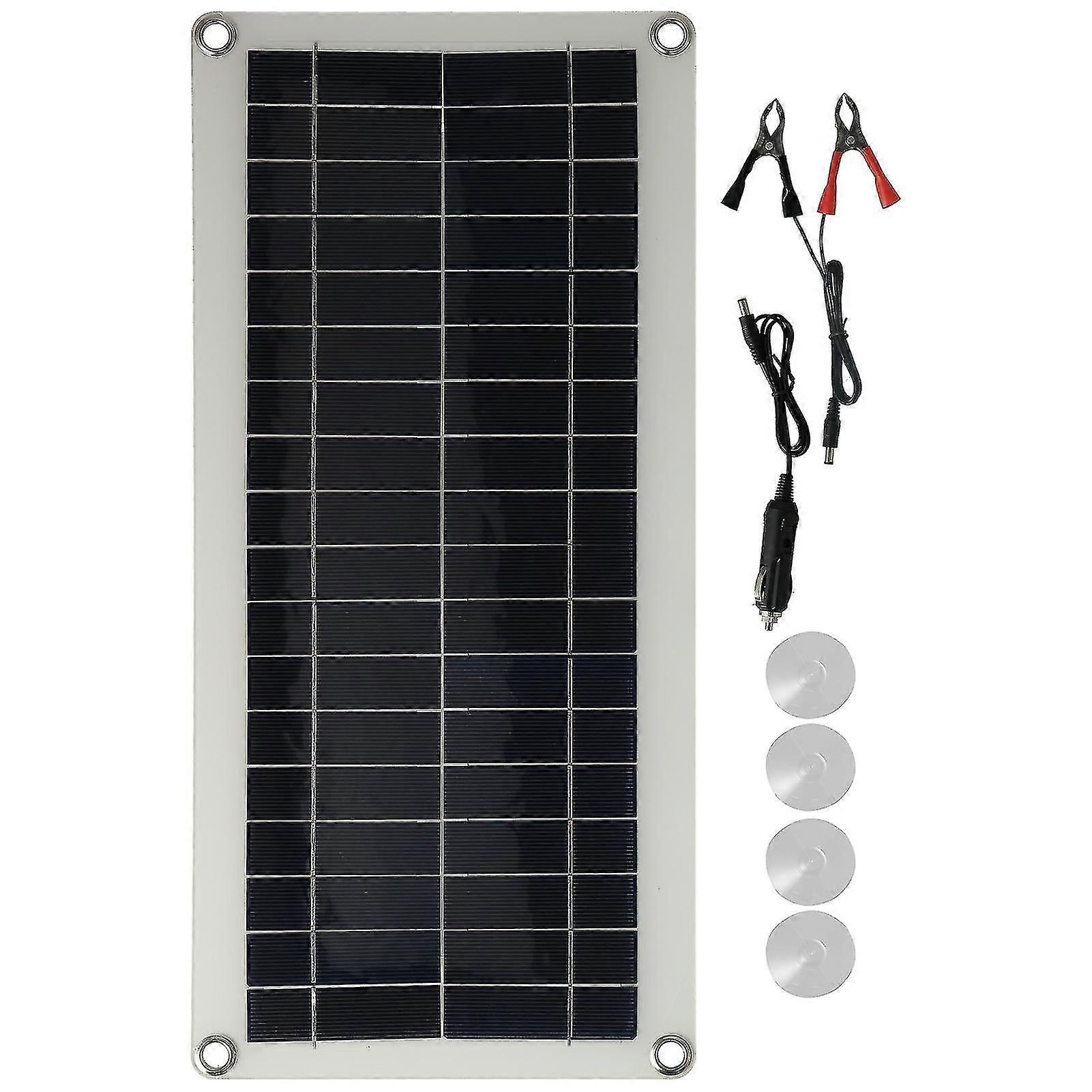 20w Flexible Polycrystalline Solar Panel Controller Dual Usb Solar Charger For Car Rv Marine Boat