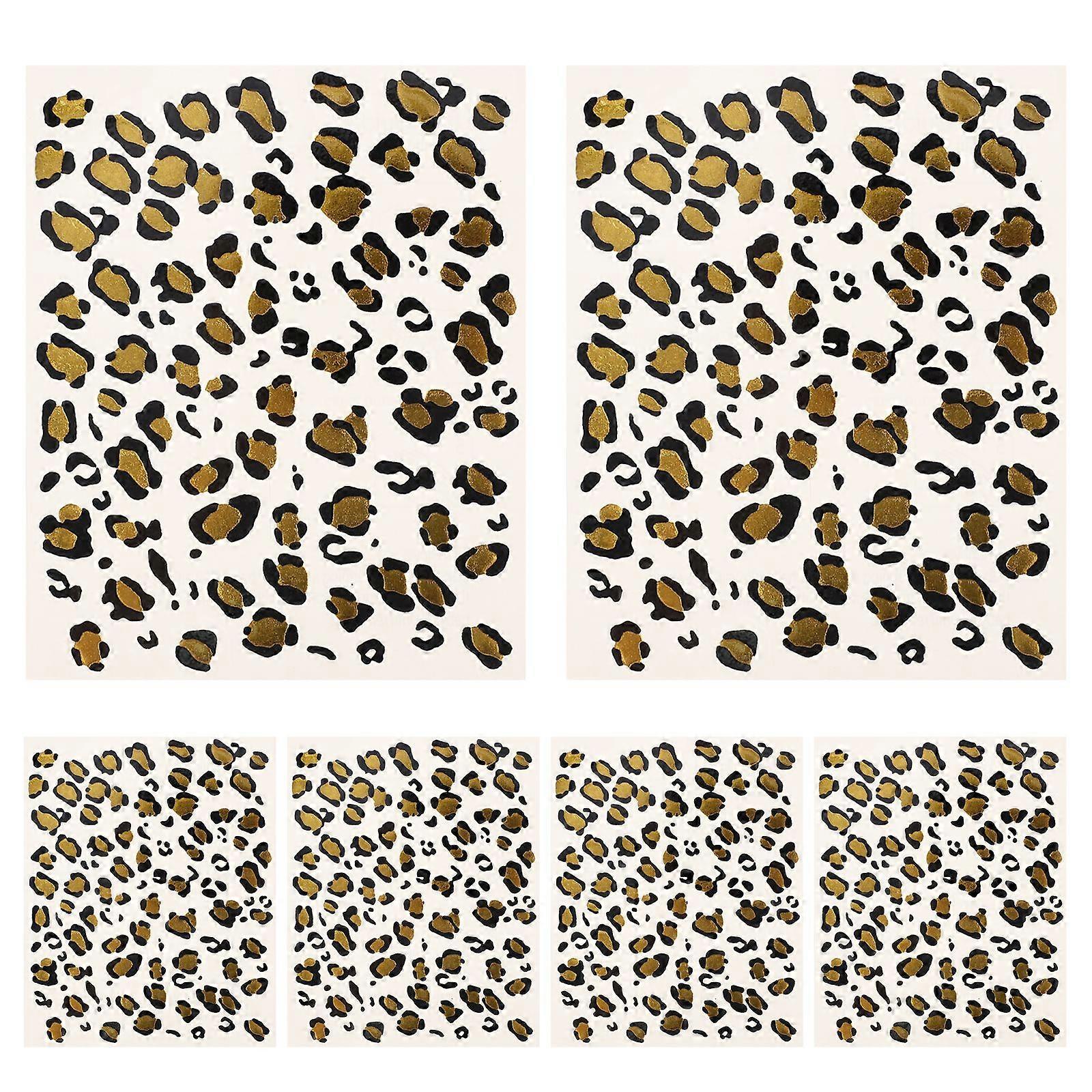 6 Sheets of Decorative Transfer Sheets Delicate Transfer Films Convenient Transfer Sheets