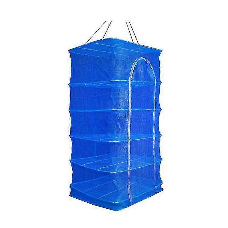 5 Layers Fish Mesh Hanging Sun Dry Net for Food Dehydrator Folding Vegetable Herbs Fishes Dryer Net Drying Racks