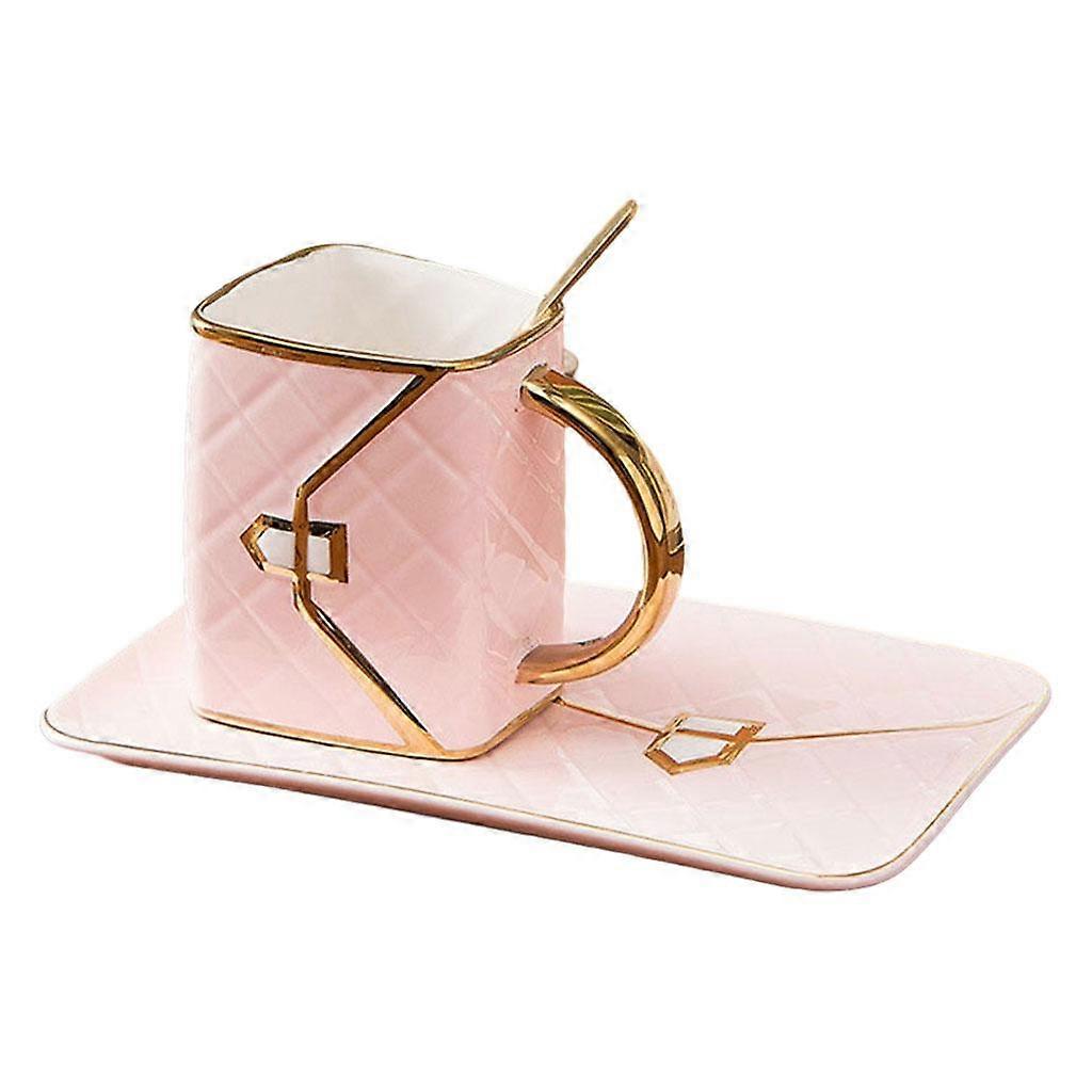 Bag Shape Coffee Cup Gifts 310ml Stronger Handle Kit Bright Color Multi Purpose