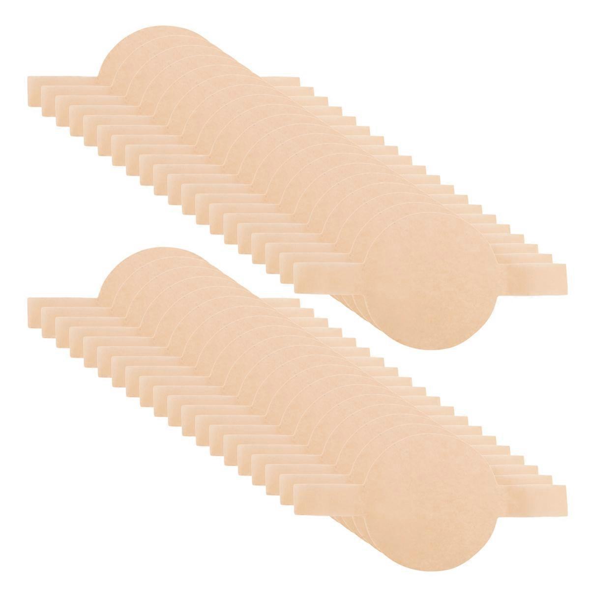 100Pcs Precut Circle Cake Pan Liners Round Non-Stick Parchment Paper with Lift Tabs for Baking Brown 6 inch