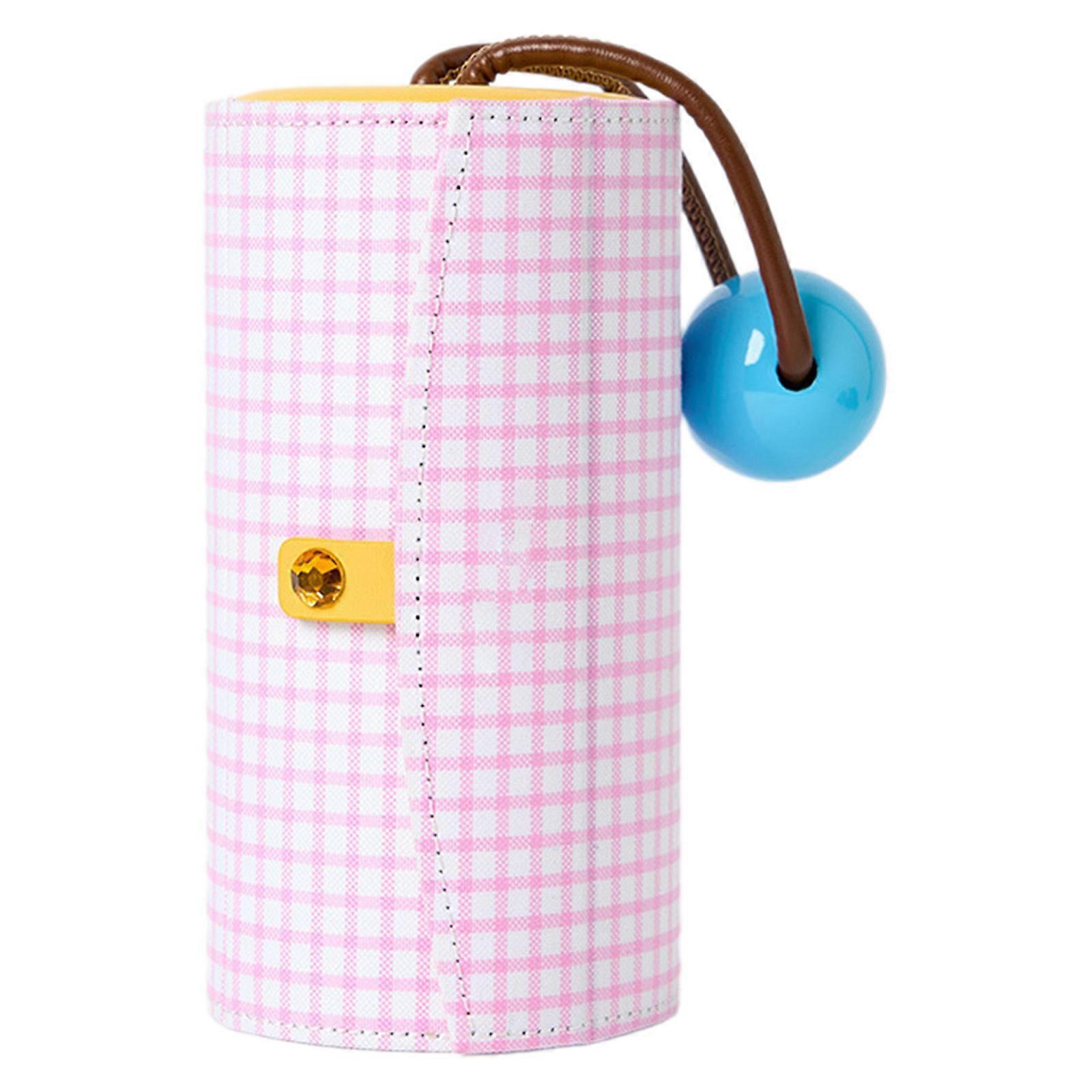 Jewelry Storage Solution with Multiple Layers Practical Rotating Jewelry Storage Box Stylish Organizers for Bedroom Pink