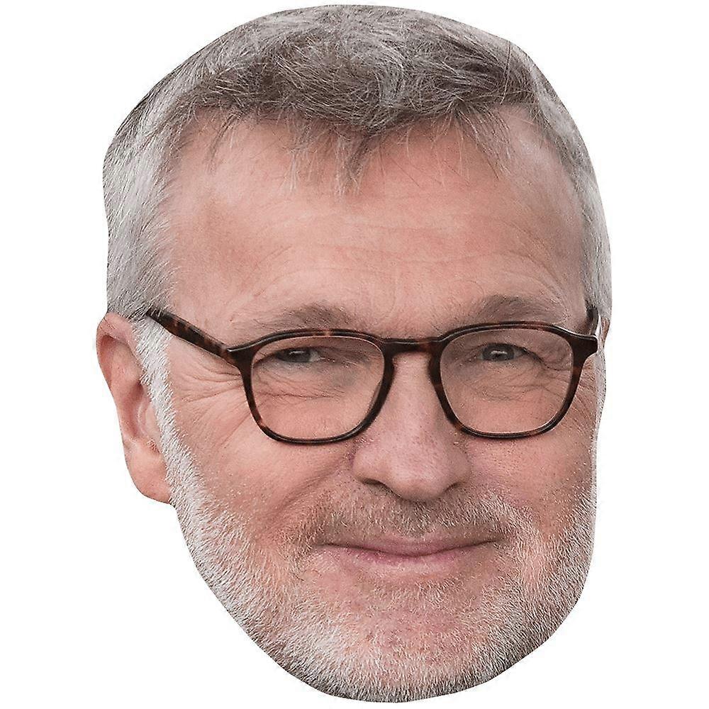 Laurent Ruquier (Glasses) Celebrity Mask, Flat Card Face