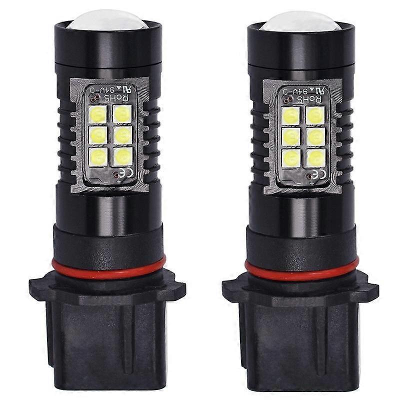 1pair Automotive High-Power LED White Light Fog Lamp P13W