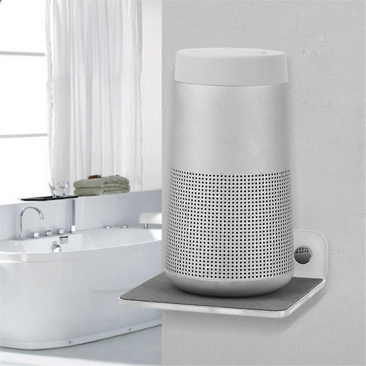 Wall Mounted Holder Multifunctional Portable Speaker Wall Shelf White