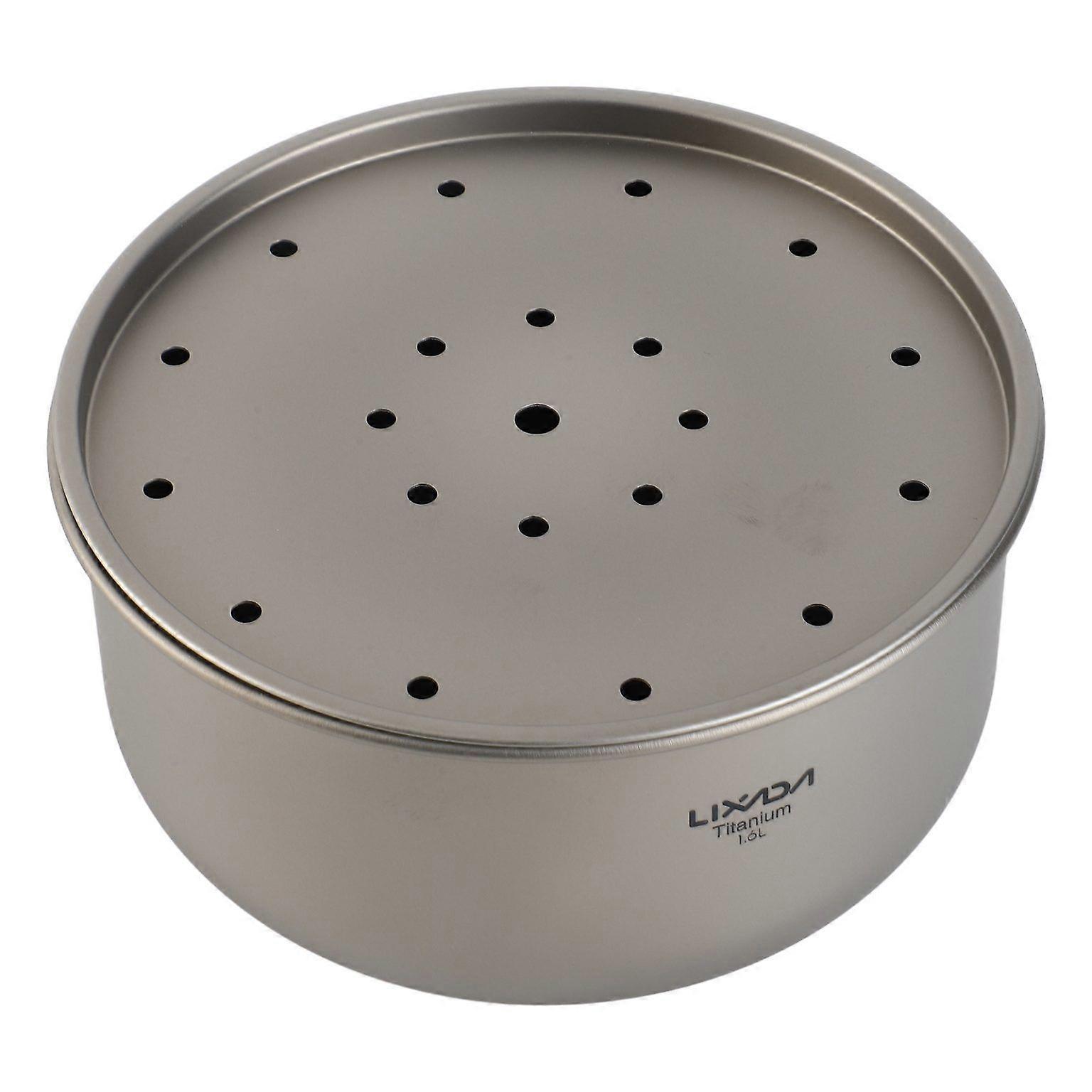 Titanium Tea Tray and 1.6L Bowl for Camping