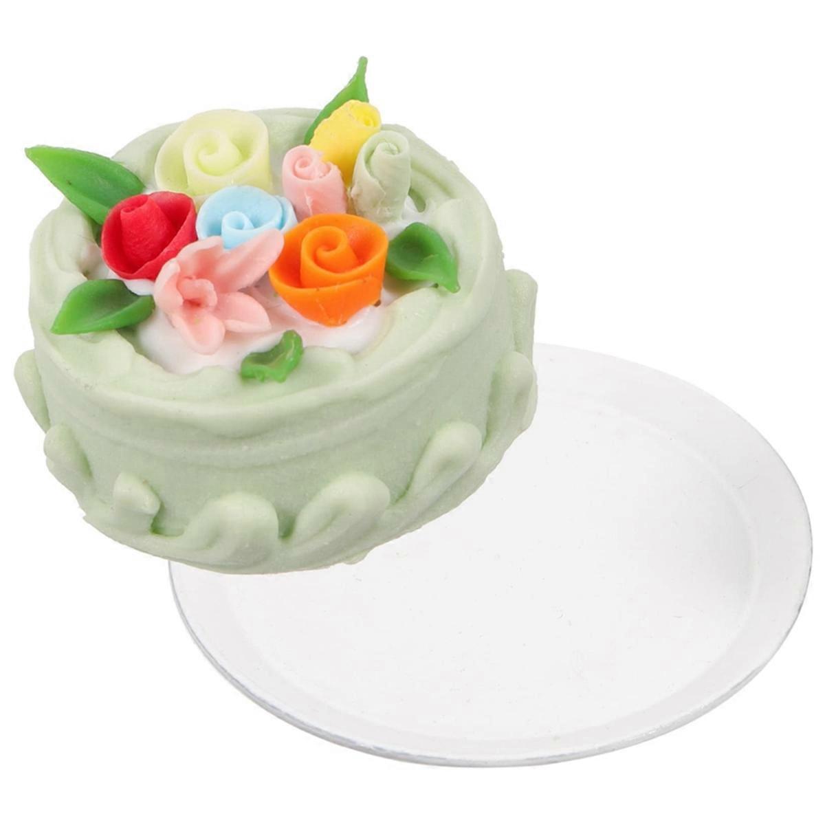 Tiny Food Mini Fake Cake Artificial Cupcake Model Vintage Decor D