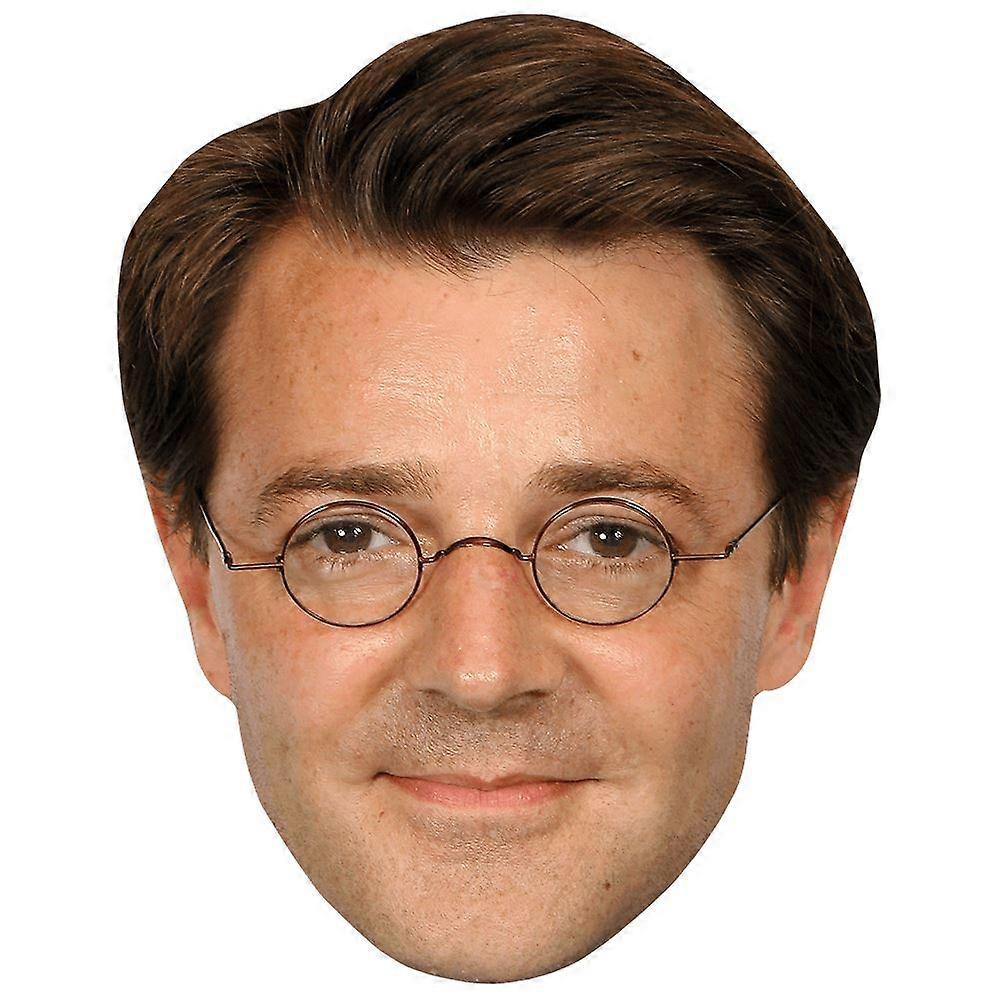 François Baroin (Young) Celebrity Mask, Flat Card Face