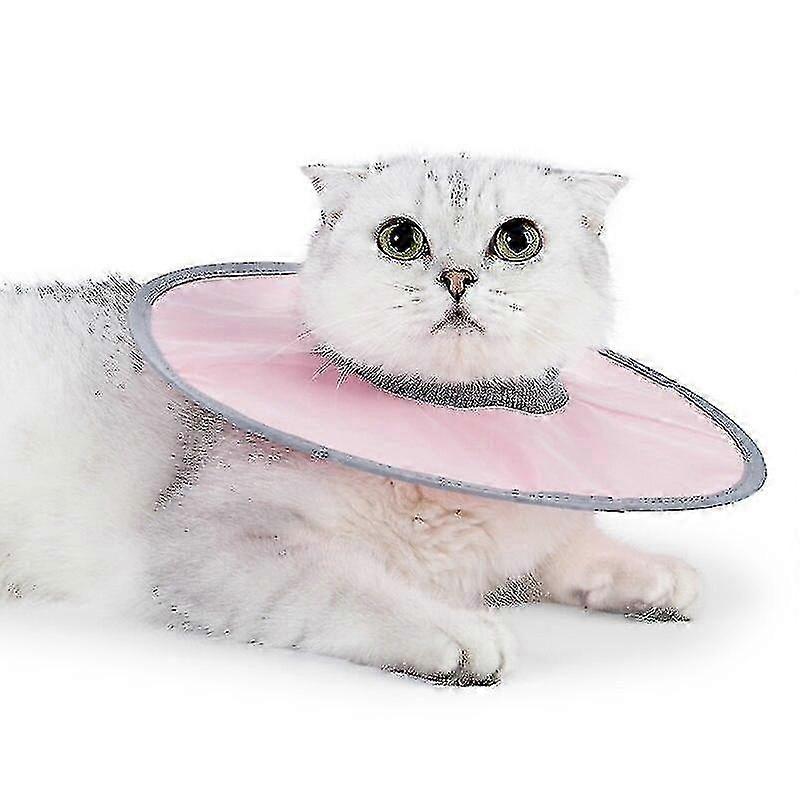 Adjustable Cat & Small Dog Recovery Collar, Soft Cone to Stop Licking - Wosg