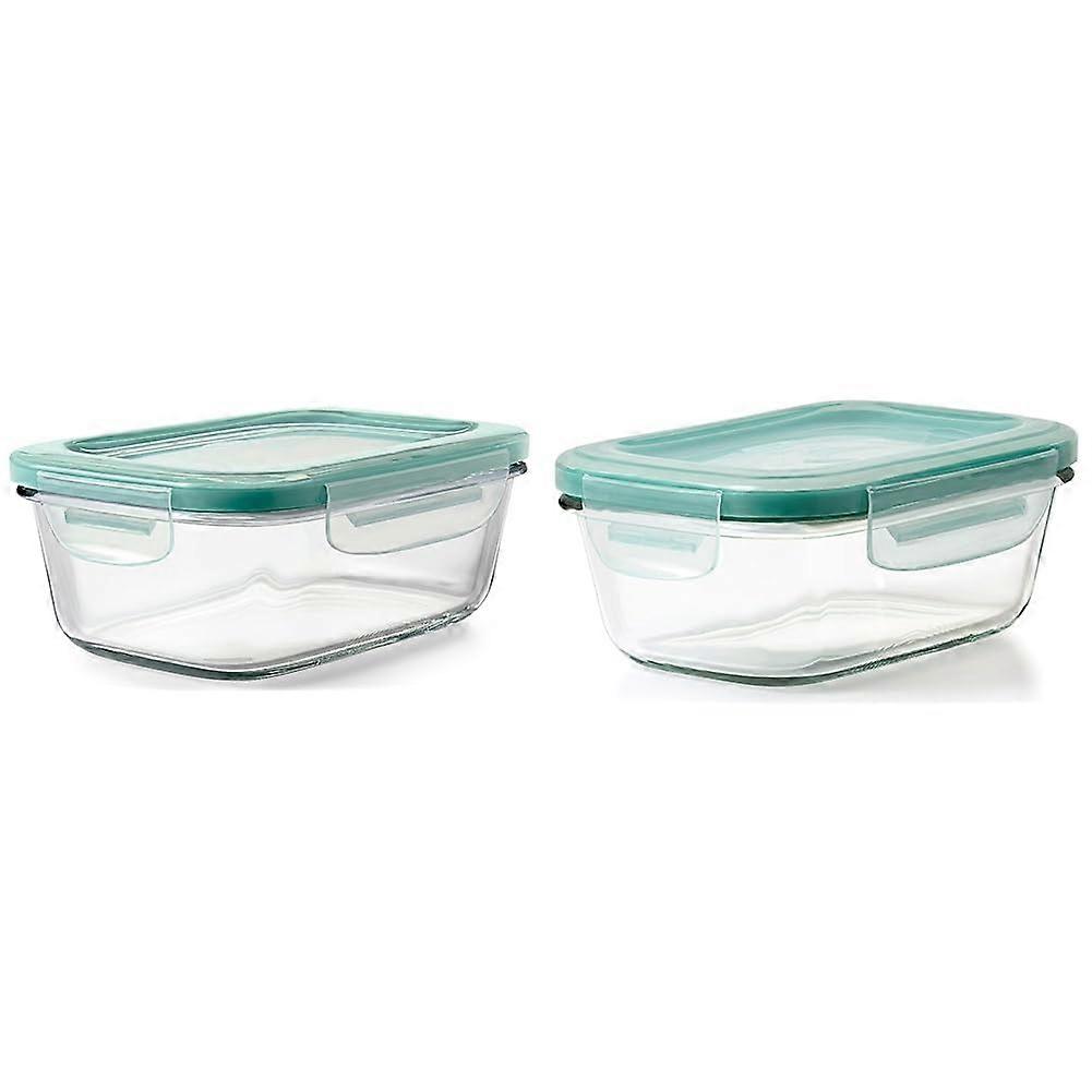 2 Cup Food Storage Container Clear for Storage 3.5 Cup and 1.6 Cup