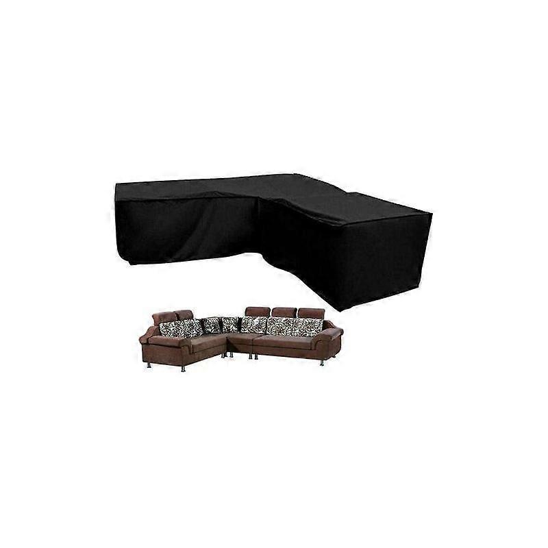 Left L-shaped sofa cover with cord bottom, 200 x 270 cm