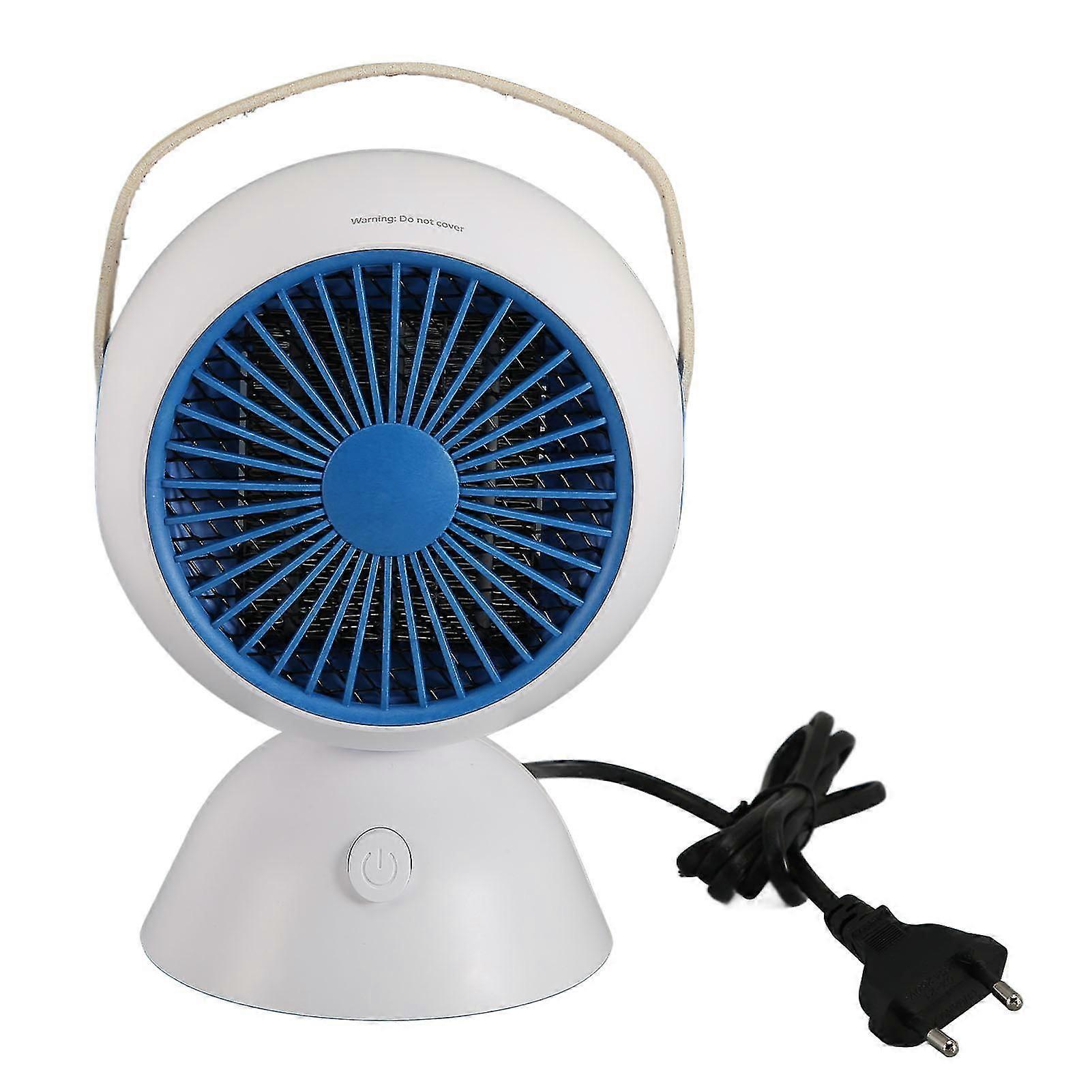 Mini Termoventilatore 1300W Silenzioso Temperatura Costante Riscaldamento Veloce Riscaldatore Portatile Da Tavolo Per Camera Da Letto Ufficio 100V240V Bianco Blu UE Plug_Featured Regalo