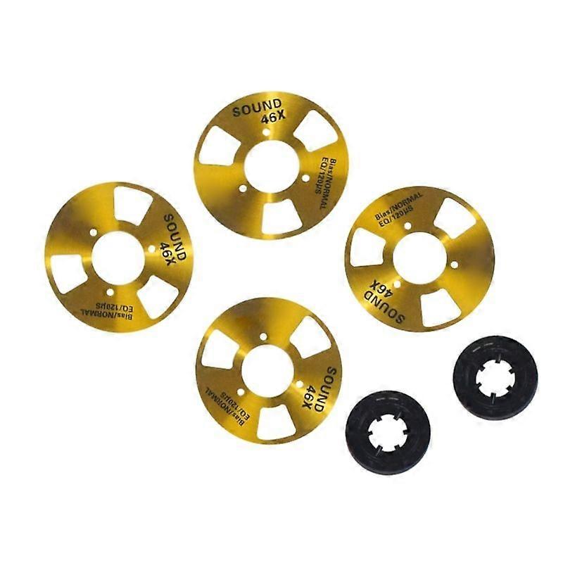 Metal Cassettes Mini Reel Wheels Speaker Part for DIY Tape Recording Projects