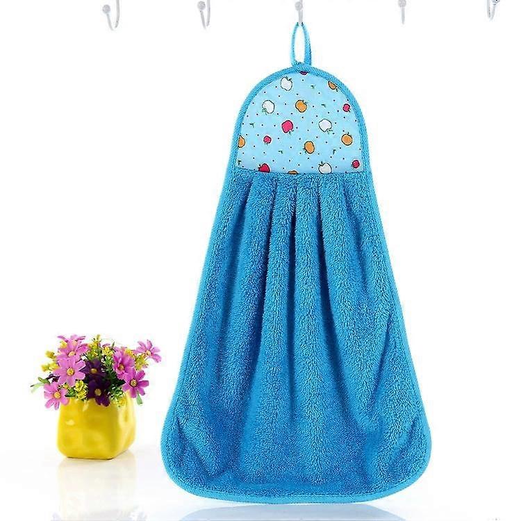 3/1Pack Coral Fleece Hand Towels - Quick-Dry, Ultra-Absorbent, Stain-Fighting, Soft & Durable, Fruit Theme, Hand Wash Only
