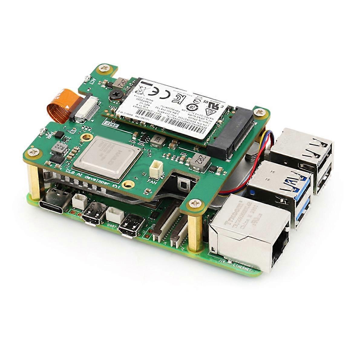 Dla Raspberry Pi 5 Zestaw CLB AI DP do Raspberry Pi AI Kit Płytka rozszerzeń PCIE na M.2 Hailo-8 CLB AI Developer Kit