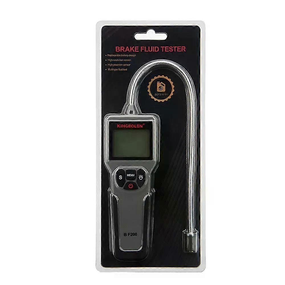 KINGBOLEN BF200 Auto Brake Fluid Tester Car Brake Oil Tool DOT3 DOT4 DOT5.1 LED Indicator Check Display Auto Oil Tool PK BF100