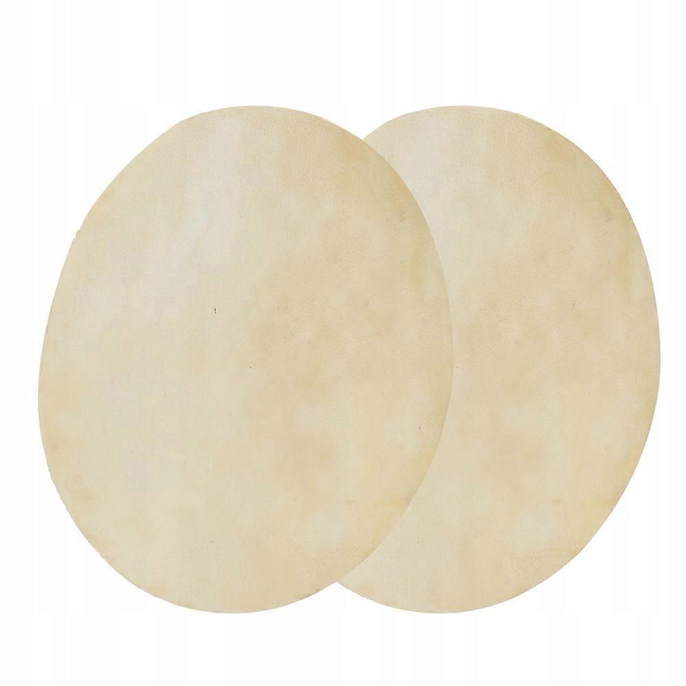 2 stuks imitatief buffelleer drumvel